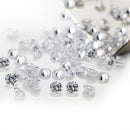 Size 1~12mm AAAAA Grade White Cubic Zirconia Round Cut Loose CZ Stone For Jewelry Zircon JIANGYUANGEMS