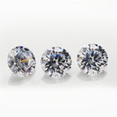 Size 1~12mm AAAAA Grade White Cubic Zirconia Round Cut Loose CZ Stone For Jewelry Zircon JIANGYUANGEMS