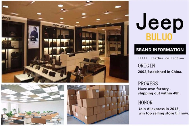 JEEP BULUO Bolsos de negocios multifunción para hombre, nuevo bolso de hombro para hombre, bolso bandolera de cuero de gran capacidad, bandolera de gran marca