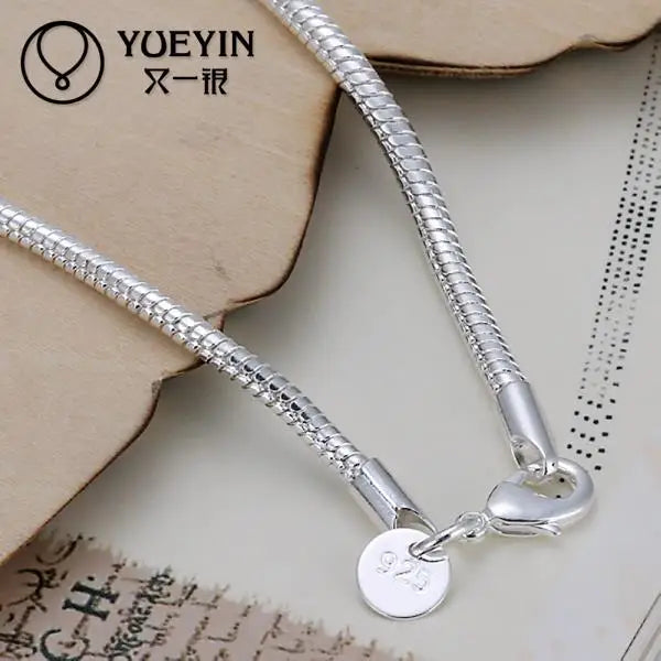 Silver Plated Bracelet For Women Men Lovers Unisex Silver Jewelry Bracciali Cute Exaggeration H187