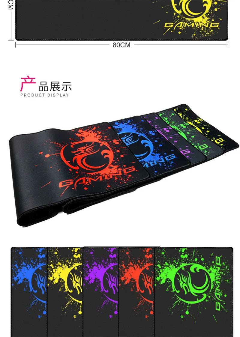 iMICE Large Mouses Pad & X7 Wired Gaming Mouse 7 Buttons 2400 DPI LED Optical USB Ergonomic Game Mouse Mice For Laptop Computer