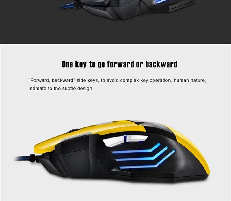 iMICE Large Mouses Pad & X7 Wired Gaming Mouse 7 Buttons 2400 DPI LED Optical USB Ergonomic Game Mouse Mice For Laptop Computer