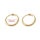 4-8CM Exaggerated Big Smooth Circle Hoop Earrings  for Women Aros Simple Round Loop Ear Wedding Jewelry Brincos Cool Gift