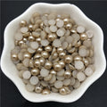 4mm 6mm 8mm 10mm Imitation Pearl Half Round Pearl Flat Back Scrapbook Beads For Phone Case Scrapbook DIY Jewelry Making