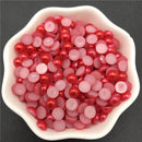 4mm 6mm 8mm 10mm Imitation Pearl Half Round Pearl Flat Back Scrapbook Beads For Phone Case Scrapbook DIY Jewelry Making