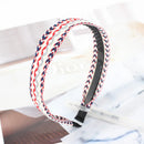 Wholesale Ethnic Ribbon Soft Lovers Thin Embroidery Headwear For Women Good Quality Elastic Non-slip Yoga Beach Hair Accessories