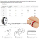 Chanfar Full Crystal Ring 6 7 8 9 10 Sizes Love Wedding Rings For Women Romantic Stainless Steel Ring Charm Jewelry