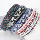 Wholesale Ethnic Ribbon Soft Lovers Thin Embroidery Headwear For Women Good Quality Elastic Non-slip Yoga Beach Hair Accessories