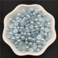 4mm 6mm 8mm 10mm Imitation Pearl Half Round Pearl Flat Back Scrapbook Beads For Phone Case Scrapbook DIY Jewelry Making