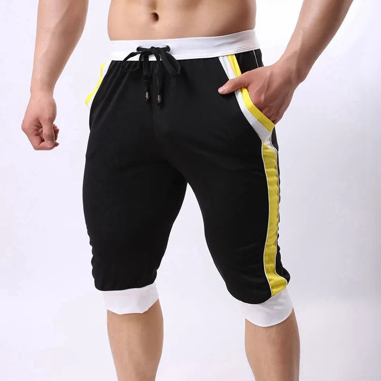 XXL  Brand Men Shorts Cotton Beach Boxer Sexy Wear Baseball capri Designer Shorts New Trunks FX1023