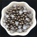 4mm 6mm 8mm 10mm Imitation Pearl Half Round Pearl Flat Back Scrapbook Beads For Phone Case Scrapbook DIY Jewelry Making