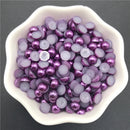 4mm 6mm 8mm 10mm Imitation Pearl Half Round Pearl Flat Back Scrapbook Beads For Phone Case Scrapbook DIY Jewelry Making