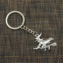 New Keychain 36x34mm Witch On Broomstick Halloween Pendants DIY Men Car Key Chain Ring Holder Keyring Souvenir Jewelry Gift