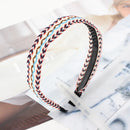 Wholesale Ethnic Ribbon Soft Lovers Thin Embroidery Headwear For Women Good Quality Elastic Non-slip Yoga Beach Hair Accessories