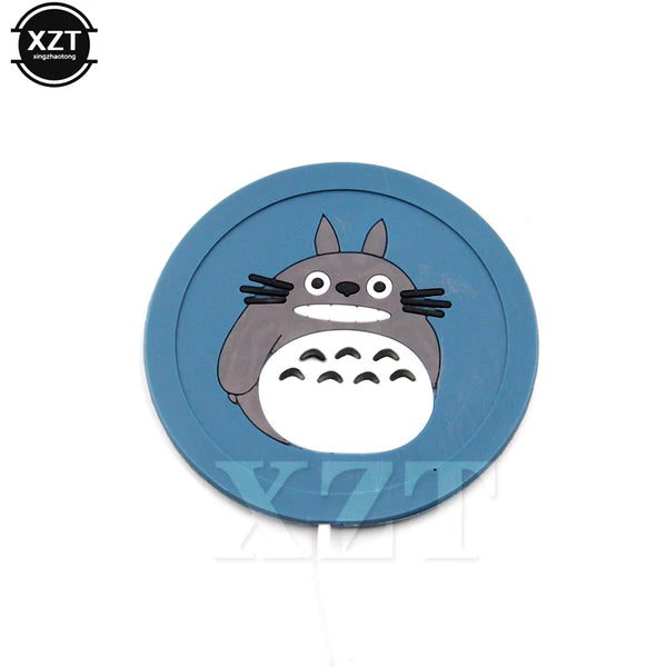 1pcs newest USB Cute Cartoon 5V Silicone Coaster Heat Warmer Heater Milk Tea Coffee Mug Drinks Beverage high quality