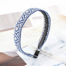 Wholesale Ethnic Ribbon Soft Lovers Thin Embroidery Headwear For Women Good Quality Elastic Non-slip Yoga Beach Hair Accessories