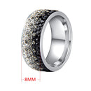 Chanfar Full Crystal Ring 6 7 8 9 10 Sizes Love Wedding Rings For Women Romantic Stainless Steel Ring Charm Jewelry