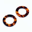 Leopard Print,Tortoise Shell Earring Charm,Acetate Acrylic Beads,Circle Shaped,Boho,Earring Parts,Ohrringe finding,40mm-ACE220