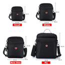 New upgrade Men Shoulder Bag Brand Casual Messenger Bags Waterproof Man Purse Oxford Zipper Crossbody Can Be Equipped With Belt