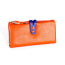 CICICUFF Fashion Wallet Women Genuine Leather Long Clutch Ladies Purse with Zipper Pocket Colorful Phone Wallet Female Billfold