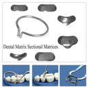 Dental Matrix Sectional Contoured Matrices Metal Stainless Steel Matrix Sectional Contoured Dentistry Laboratory Material