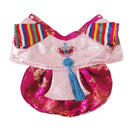 Pet Dog Cat Clothes Korean Style Winter Dress Coat Gorgeous Clothing for Dog Noble Hanbok Warm Fleece Dog Clothes Puppy Clothing