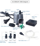 ATman 2.5W 5W 6W 8W 13 27W fishtank waterpump Submersible Water Fountain Pump Filter Fish Pond Aquarium Water Pump Tank Fountain