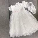 European and American Extended Baptismal Extra Christening Gown Baby Party Dress Baby Girl Dress Vestidos Para Navidad De Bebes