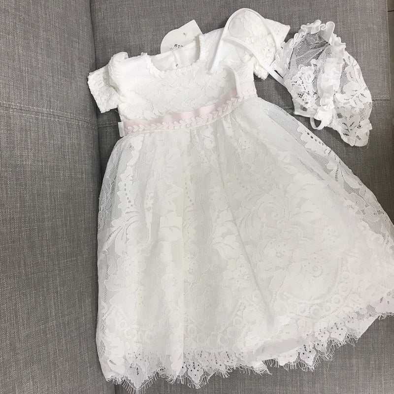 European and American Extended Baptismal Extra Christening Gown Baby Party Dress Baby Girl Dress Vestidos Para Navidad De Bebes