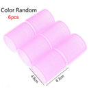 Multi Size Black Self Grip Hair Rollers Pro Salon Hairdressing Curlers Hair Design Sticky Cling Style For DIY Hair Styling