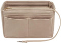 Purse Organizer Insert, Felt Bag organizer with zipper,Bag in bag, Handbag & Tote Shaper,Perfect For Speedy Neverfull