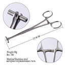 1pc Surgical Steel Tweezers for Catch Bar Grasp Clamp Plier Professional Clip Hold Pole Balls Forceps Body Piercing Jewelry Tool