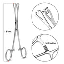1pc Surgical Steel Tweezers for Catch Bar Grasp Clamp Plier Professional Clip Hold Pole Balls Forceps Body Piercing Jewelry Tool