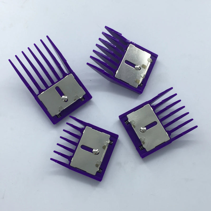 Juego de 4 cuchillas para cortadora de mascotas, guía de accesorios, peine de tamaño estándar, compatible con cuchillas Oster A5.