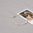 Go2BoHo Baroque Pearl Bracelet Simple Thin Bracelets for Women Fashion Jewelry Gift Miyuki Seed Beads Adjustable Pulseras