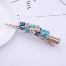Flower Rhinestone Women Hair Accessories  Beautiful Floral Hair Clip Girls Hair Pins Sweet Wedding Headwear Crystal Barrette