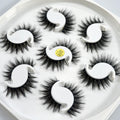 QSTY 7pairs 15-25mm 3D Mink Lashes Natural Long False Eyelashes Dramatic Volume Fake eye Lash Makeup for eyelashe extension