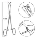 1pc Surgical Steel Tweezers for Catch Bar Grasp Clamp Plier Professional Clip Hold Pole Balls Forceps Body Piercing Jewelry Tool