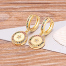 Luxury Fashion Design Heart/Evil Eye/Elephant/Butterfly/Crown/Horn 14 Styles Drop Earrings Wedding Party Accessories Jewelry