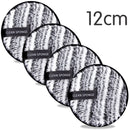 4 discos reutilizables desmaquillantes, paño de microfibra, toalla limpiadora facial, esponjas lavables para el cuidado de la piel, esponjas cosméticas.