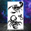 Realistic Thorns Dragon Wolf Tatoos Temporary Tattoos For Adult Men Kids Lion Tiger Skull Fake Tattoo Neck Arm Hands Small Tatoo