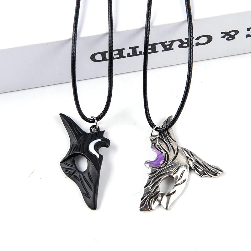 Classic Game Couple Lover Necklace Kindred and Eternal Hunters Couples Pendant Necklaces Jewelry Accessories