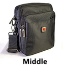 New upgrade Men Shoulder Bag Brand Casual Messenger Bags Waterproof Man Purse Oxford Zipper Crossbody Can Be Equipped With Belt