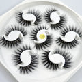 QSTY 7pairs 15-25mm 3D Mink Lashes Natural Long False Eyelashes Dramatic Volume Fake eye Lash Makeup for eyelashe extension