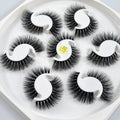 QSTY 7pairs 15-25mm 3D Mink Lashes Natural Long False Eyelashes Dramatic Volume Fake eye Lash Makeup for eyelashe extension