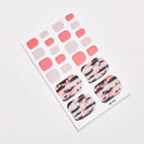 Sanuxc Toe Nail Sticker Self Adhesive Nail Polish Sticker Plain Stickers Nail Decoration Minimalist Nail Wraps Full Cover
