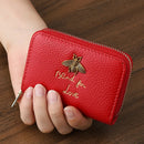 Brand Designer Leather Organizer Credit Card Holder Women Business Cards Holder 2023 Ladies Minimalist Travel Card Bag Wallets