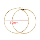 4-8CM Exaggerated Big Smooth Circle Hoop Earrings  for Women Aros Simple Round Loop Ear Wedding Jewelry Brincos Cool Gift