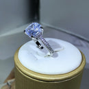 925 Silver Rings For Women Couple Cubic Zirconia Square Ring Lovers Jewelry Bridal Wedding Engagement Romantic Luxury