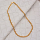 Dubai Arab Gold Color necklace For Man Women Tone Snake Chain Miami Cuba Link with Round Box and Wheat Chains Choker Jewelry